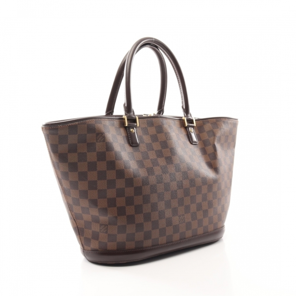 Louis Vuitton Manosque GM Damier Ebene Handbag Brown